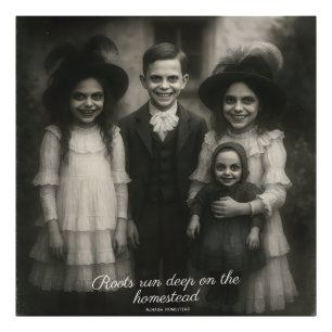 Roots drucken tiefes Foto