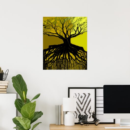 Roots Green Poster (Heimbüro)