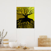 Roots Green Poster (Küche)
