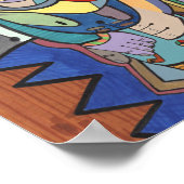 "Roots Living" von Ruchell Alexander Poster (Ecke)