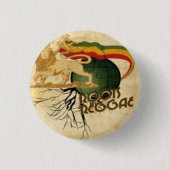 Roots Rasta plattiert Button (Vorderseite)