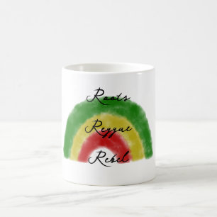 Roots Reggae Rebel Rainbow Kaffeetasse
