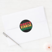Roots Riddim Reggae Runder Aufkleber (Umschlag)