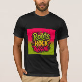 Roots Rock Reggae Men's T - Shirt - Black (Vorderseite)