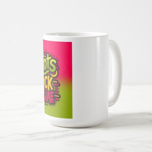 Roots Rock Reggae Tasse (VorderseiteRechts)