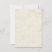 Roots verwirbelte Tischnummer aus antikem Pergamen (Vorderseite)