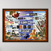 Roots & Wings Collage Poster (Vorne)