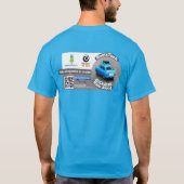RootsTech Ride Along Partners T-Shirt (Blaugrün) (Rückseite)
