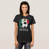 Ropa Mexicana Para Hombre Hinchas Soccer Mexico Fu T-Shirt (Vorne ganz)