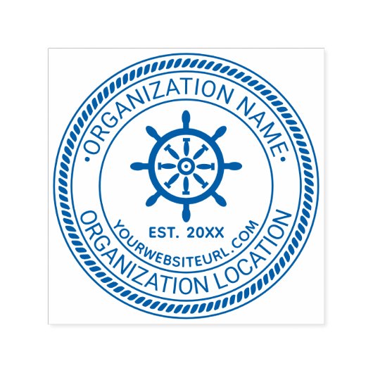 Rope #2 Siegel Name URL Est Permastempel (Design)