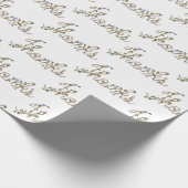 Rope and Ivy Danke Geschenkpapier (Ecke)