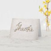 Rope and Ivy Danke Karte (Gelbe Blume)