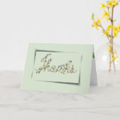 Rope and Ivy Vergiss mir nicht danke Karte (Gelbe Blume)