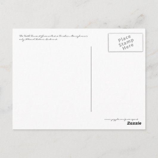 Rope Bed I Postkarte (Rückseite)