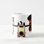 Rope Buddies: Calico Cat, Siamese Acrobat & Happy Kaffeetasse (Mittel)