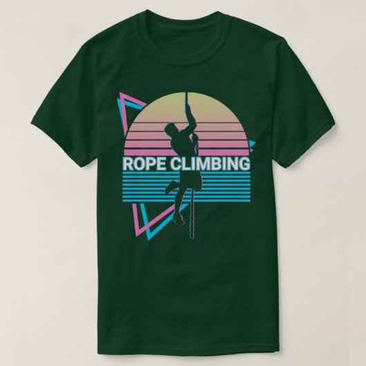 Rope Climber Retro T-Shirt (Design vorne)