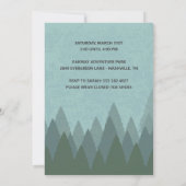 Rope Course Birthday Party Einladung (Rückseite)