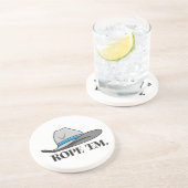 Rope 'Em Western Rodeo Getränkeuntersetzer (Seite)