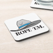 Rope 'Em Western Rodeo Untersetzer (Linke Seite)