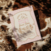 Rope Gingham Cowgirl Birthday Invitation Einladung