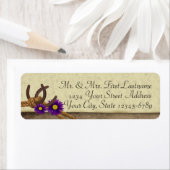 Rope Knot mit Lila Daisy und Hufeisen (Insitu)