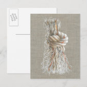 Rope Knot Postkarte (Vorne/Hinten)