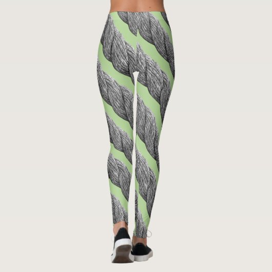 Rope Pattern Leggings (Rückseite)