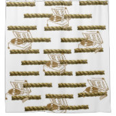 Rope Record Dusche Vorhang (Vorderseite)