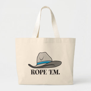 Rope sie Cowboygang Jumbo Stoffbeutel