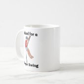 Rope Swing Stimmung Gute Vibes Kaffeetasse (Vorderseite Links)
