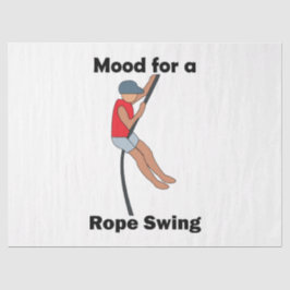 Rope Swing Stimmung Gute Vibes Seidenpapier