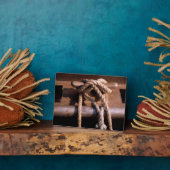 Rope Tied to a Boat Tie Fotoplatte (Seite)