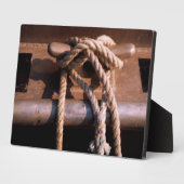 Rope Tied to a Boat Tie Fotoplatte (Seite)