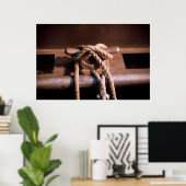 Rope Tied to a Boat Tie Poster (Heimbüro)