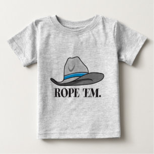 Rope'em Cowboy-Ausrüstung Baby T-shirt