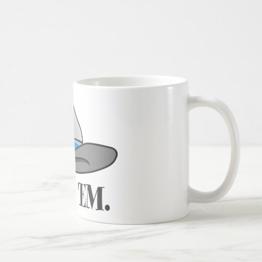 Rope'em Cowboy-Ausrüstung Kaffeetasse (Rechts)