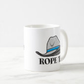 Rope'em Cowboy-Ausrüstung Kaffeetasse (VorderseiteRechts)