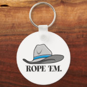Rope'em Cowboy-Ausrüstung Schlüsselanhänger (Vorderseite)