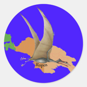 Ropen Runder Aufkleber
