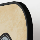 Roping Cowboy ADD NAME Western Familienhorde Pickleball Schläger (Linke Seite)