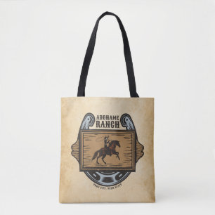Roping Cowboy ADD NAME Western Familienhorde Tasche