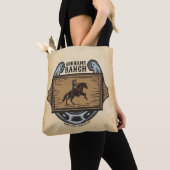Roping Cowboy ADD NAME Western Familienhorde Tasche (Von Nahem)