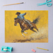 Roping Cowboy Tissue/Decoupage Paper Seidenpapier (Basteln)