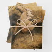 "Roping Palomino" Western Kunst von Maynard Dixon Geschenkpapier Set (Beispiel)
