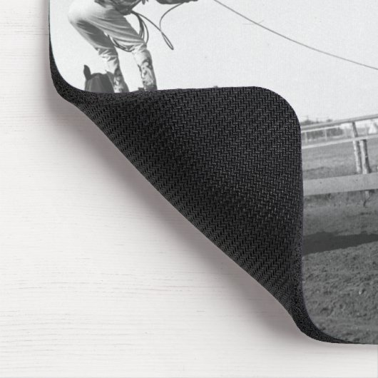 Roping Pferd Mousepad (Ecke)