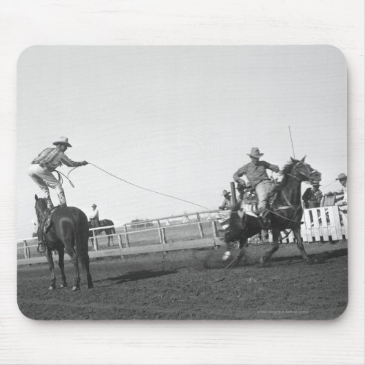 Roping Pferd Mousepad (Vorne)