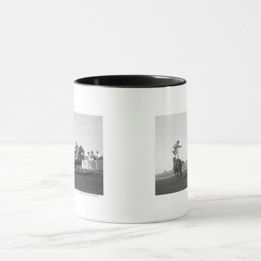 Roping Pferd Tasse (Zentrum)