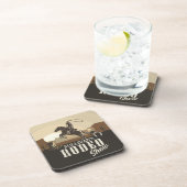 Roping Roundup Western Rodeo Personalisiert anzeig Getränkeuntersetzer (Rechte Seite)