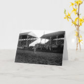 Roping-Tricks an einem Rodeo Karte (Gelbe Blume)