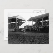 Roping-Tricks an einem Rodeo Postkarte (Vorne/Hinten)